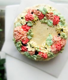 bánh kem bơ thực vật