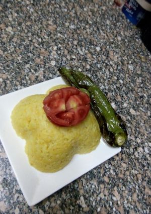 صورة لوصفة رز وعدس اصفر - كشري اصفر ❤