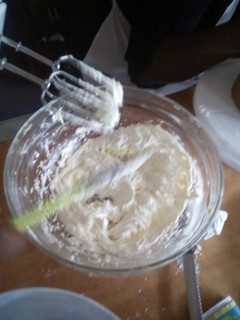 A picture of Buttercream icing.