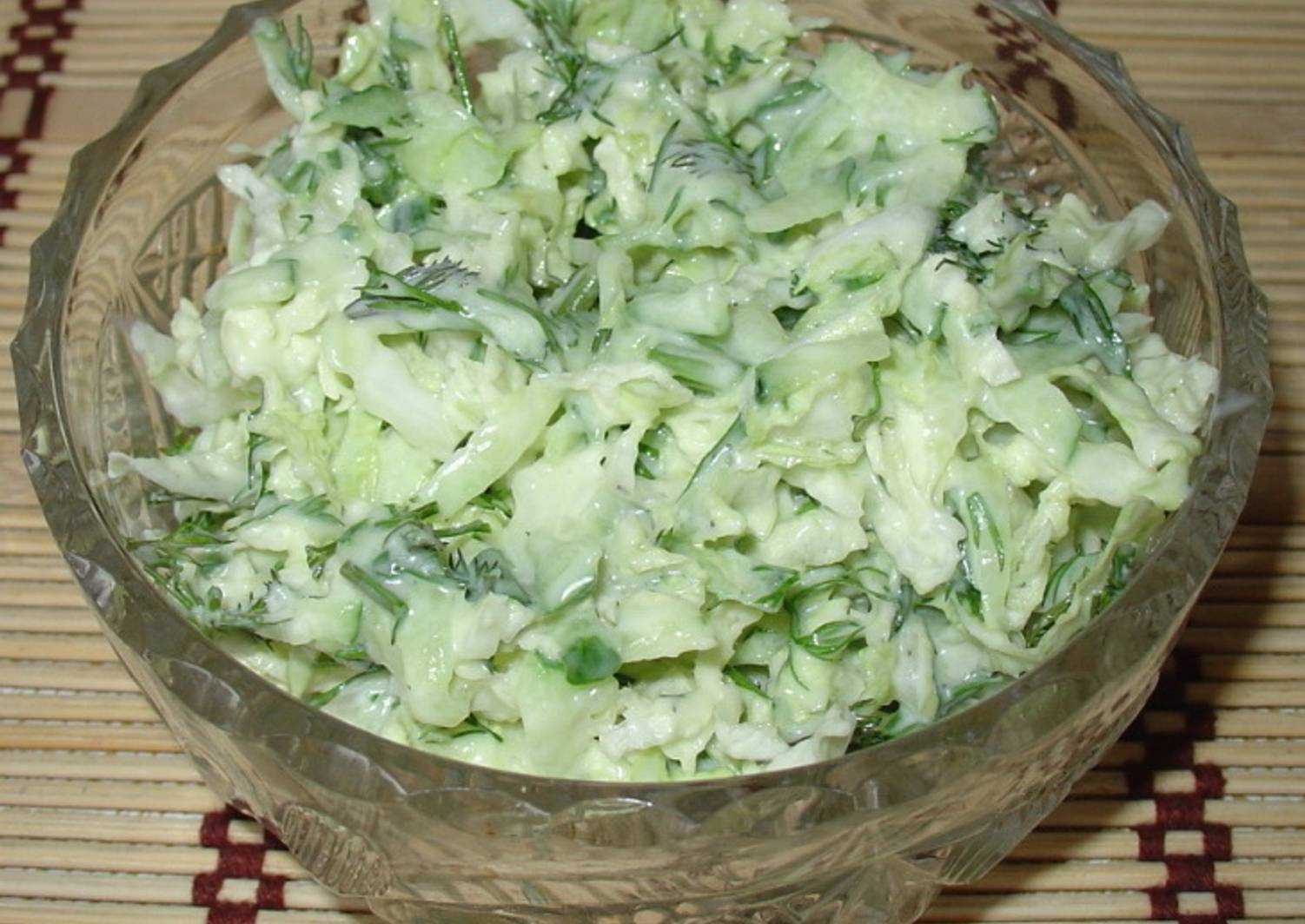 Салат из капусты свежей с майонезом рецепт