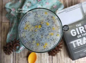 Foto resep Es Jelly Jagung #day18