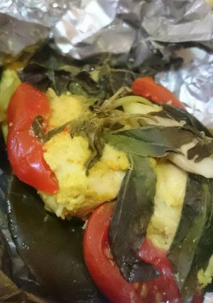 Foto resep Diet GM Day 5 (Pepes Ayam & Tomat)