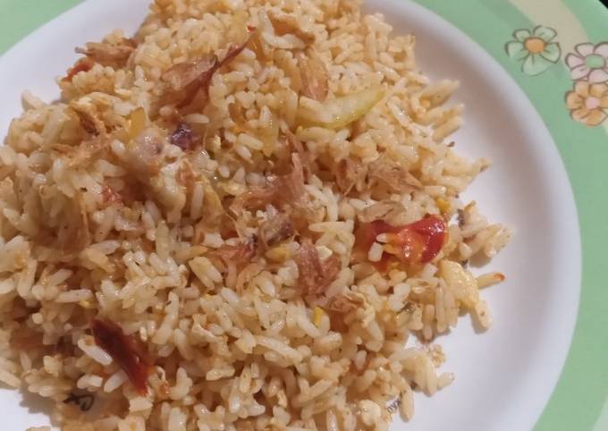 Recipe: Yummy Nasi Goreng Saus Kacang