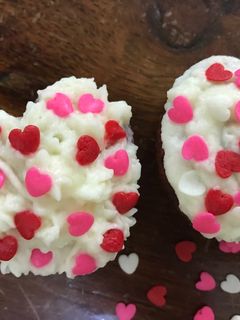 Una foto de Cupcakes corazón San Valentín❤ (Mug cake)