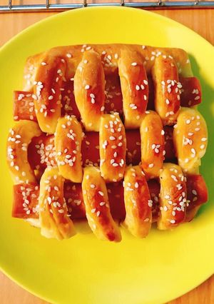 Hình của món Bánh mì xúc xích.