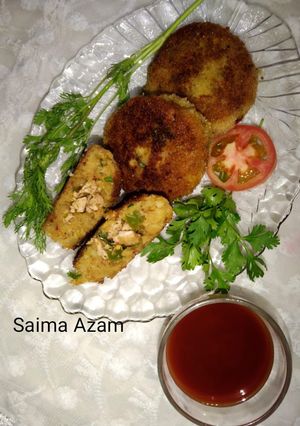 A picture of Stuff potato cutlets😋اسٹف پٹاٹو کٹلس💕.