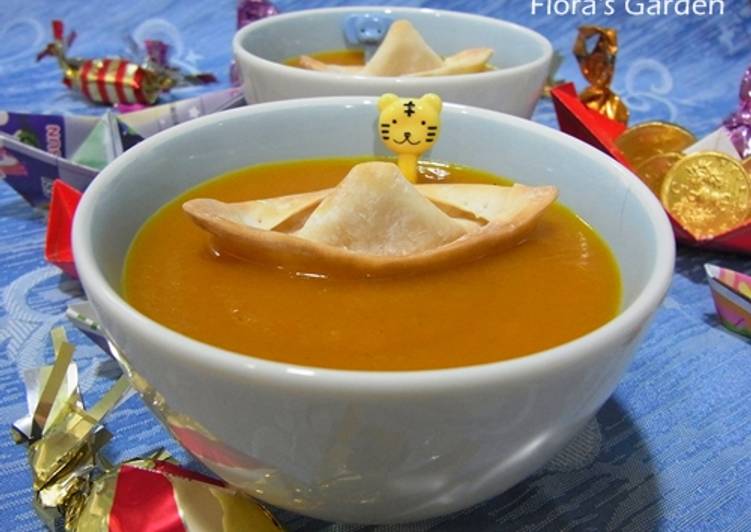 勞作料理-小船南瓜濃湯