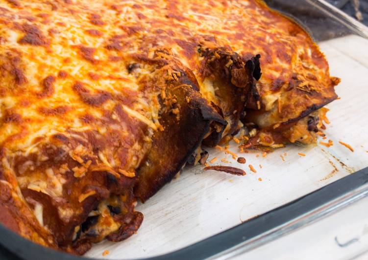 Enchiladas mit Bohnen