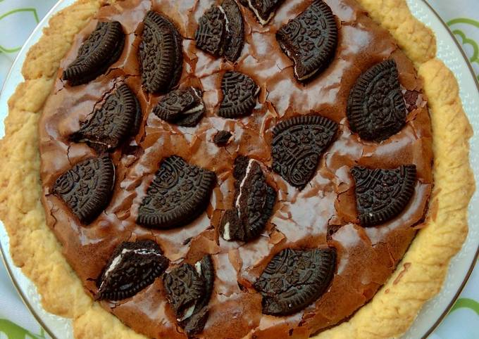 6.Pie Brownies Shiny Crust