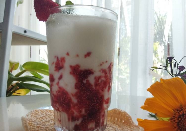 Resep Korean Berry Milk, Praktis