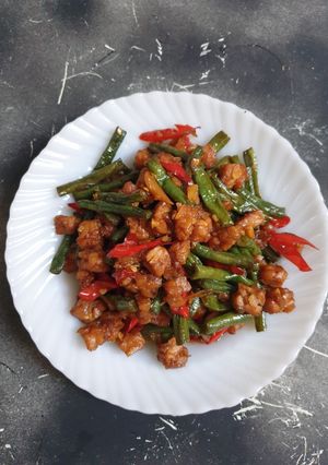 Foto resep Oseng Tempe Kacang Panjang