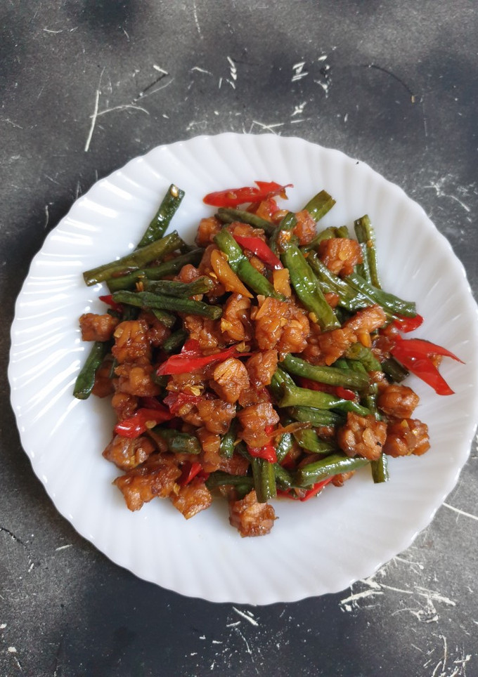 Foto resep Oseng Tempe Kacang Panjang
