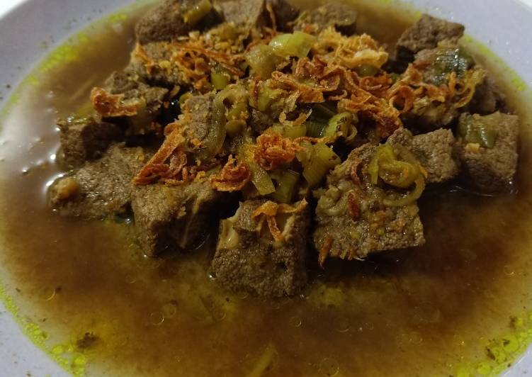 Rawon hati sapi