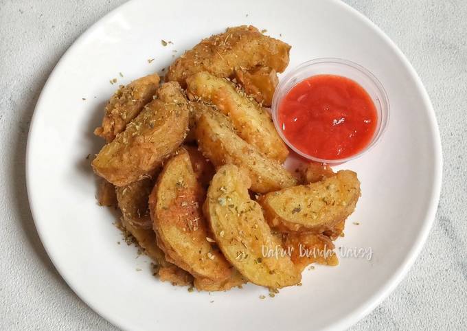 Resep Potato Wedges, Lezat