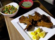 A picture of air fryer lamb chops