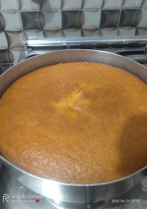 صورة لوصفة كيكه الذرة بالبرتقال الصيامي بشكل احلى 😊🌹🍊