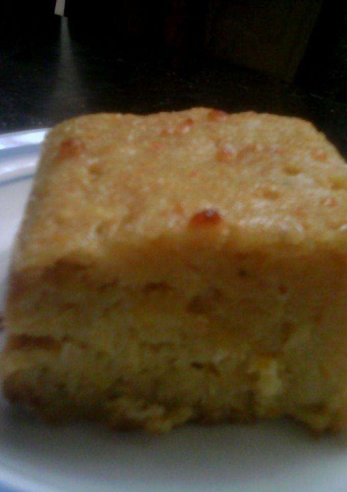 Una foto de Torta de plátano maduro