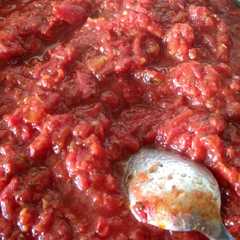 Una foto de Salsa para pizza