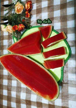 Hình của món 🥂🍉 Thạch dưa hấu - Thạch hoa quả🍉 🥂.