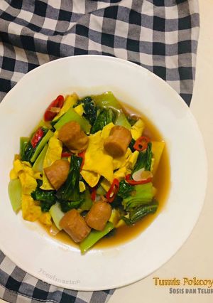 Foto resep Pokcoy Telur dan Sosis