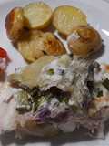 Pez elefante (banderita o pez pollo) al horno