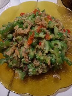 Foto resep Tumis pare udang rebon