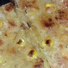 A picture of Corn paneer paratha.