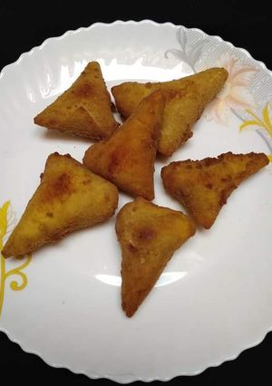 Bread cone samosa ainihin hoton girkin