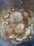 Encurtido agridulce de pepino y cebolla