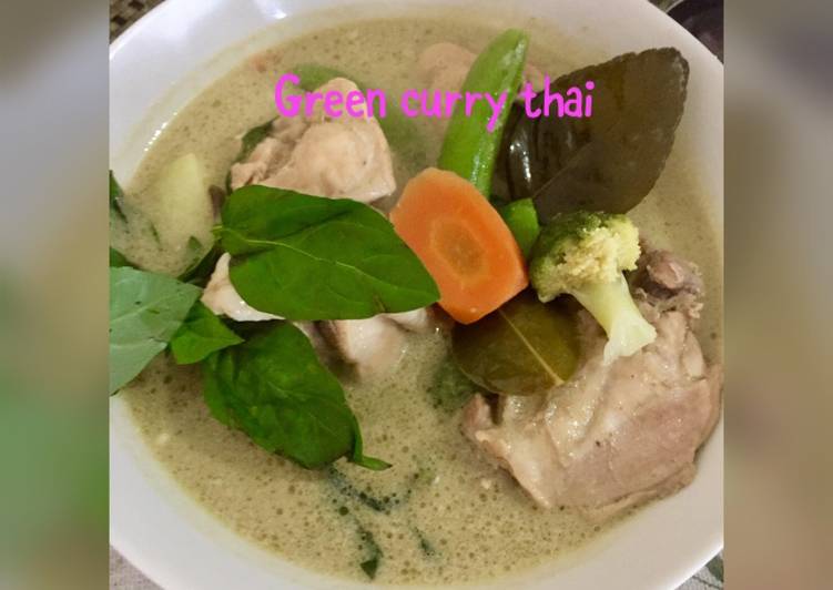 Green curry thai