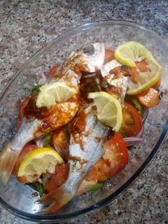 صورة لوصفة سمك في الفرن