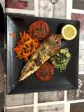 Cola de rape con verduras
