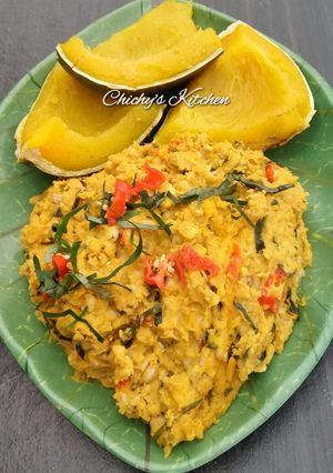 A picture of Ukwa (African breadfruit).