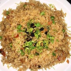 A picture of Burnt Garlic Fried rice.