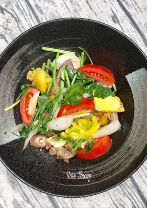 Hình của món Lòng Xào Chua Ngọt.