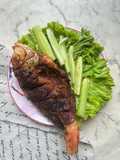 Nila Merah Goreng Bumbu Ulu Rub