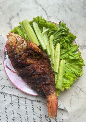 Foto resep Nila Merah Goreng Bumbu Ulu Rub