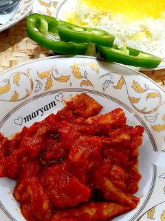 عکسی از دستور خوراک گوشت بوقلمون