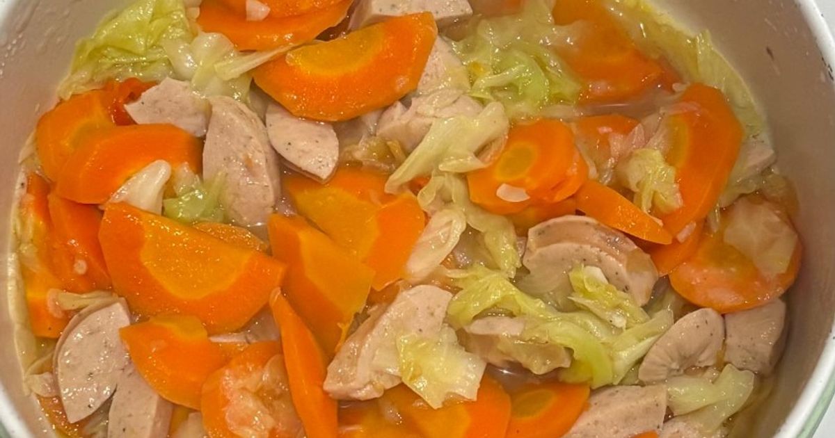 Capcay Kol Wortel Sosis Kuah Kental