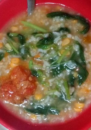 Foto resep Simpel Bubur Manado Ricecooker