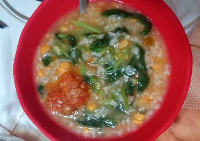 Langkah Mudah untuk Menyiapkan Simpel Bubur Manado Ricecooker Anti Gagal