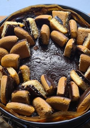 Piskóta talléros túrótorta (kis tortaforma) recept fotója