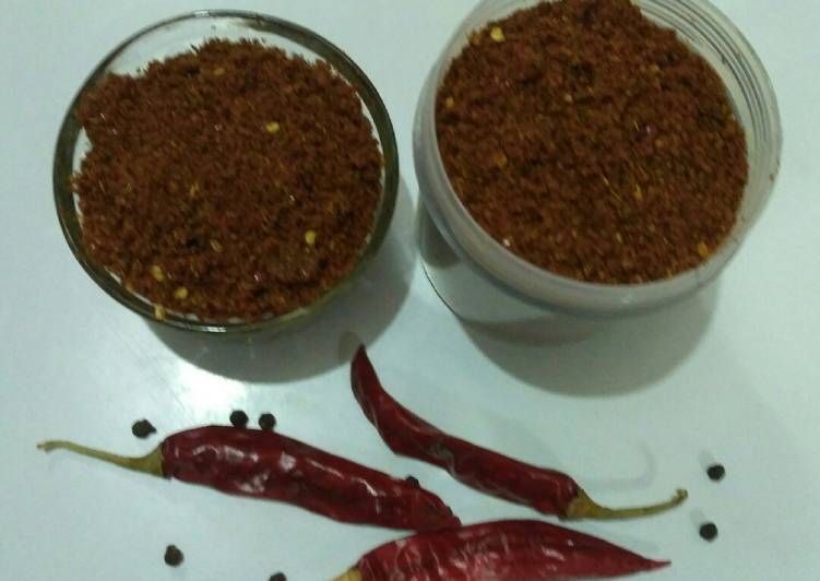 Steps to Make Favorite Misal masala powder