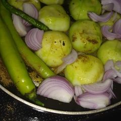 टिंडा भरवा A picture of टिंडा भरवा.