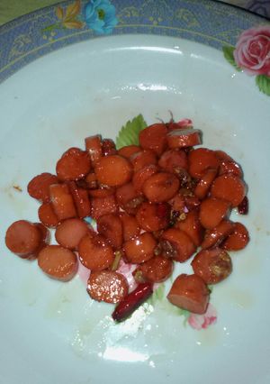 Foto resep Tumis sosis pedas