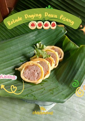 Foto resep Rolade Daging Daun Pisang