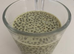 Foto principal de Pudding saludable de chía y té matcha