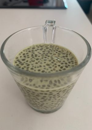 Foto principal de Pudding saludable de chía y té matcha