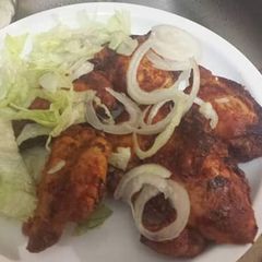 A picture of Chicken tikka.