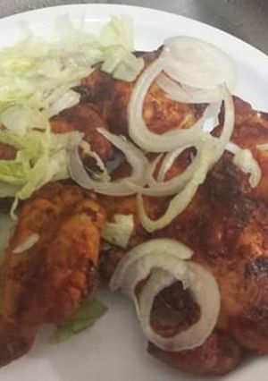 A picture of Chicken tikka.